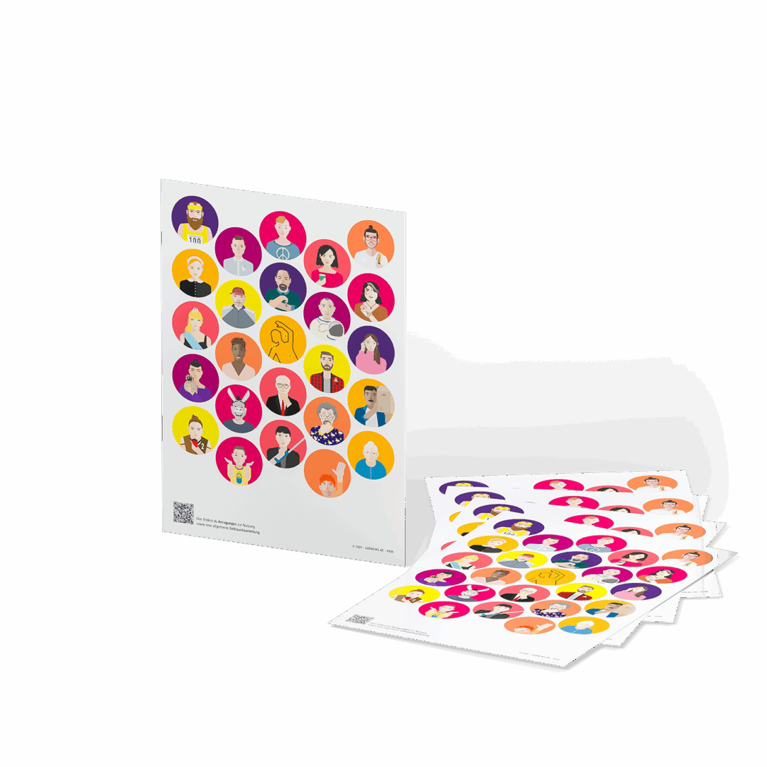 Team Unser – Stickerbogen